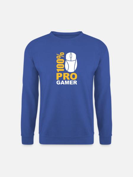 100% Pro Gamer - Unisex Sweatshirt - royal blue