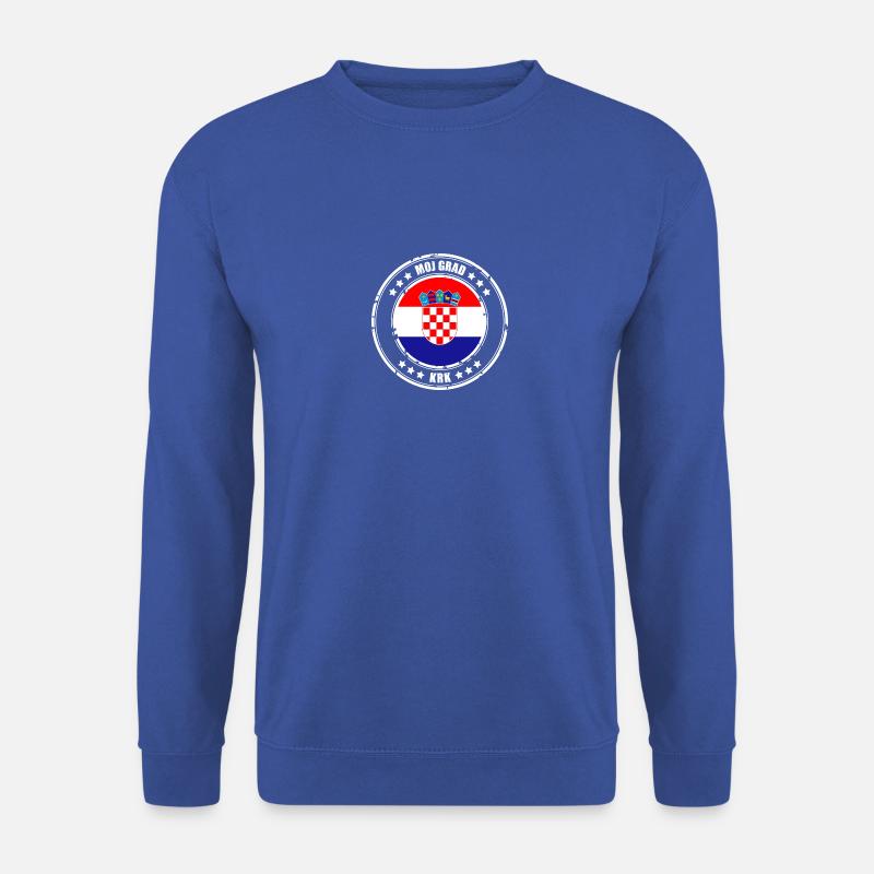 MOJ GRAD KRK - Unisex Sweatshirt - royal blue