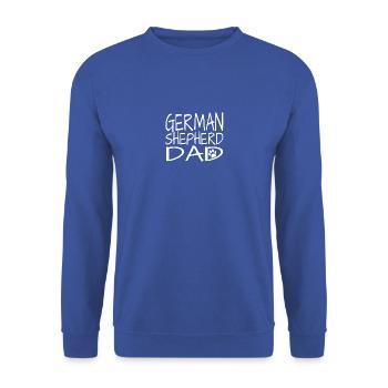 German Shepherd German Shepherd - Unisex Sweatshirt - royal blue - Front - Alina (178cm) & Michal (187cm)