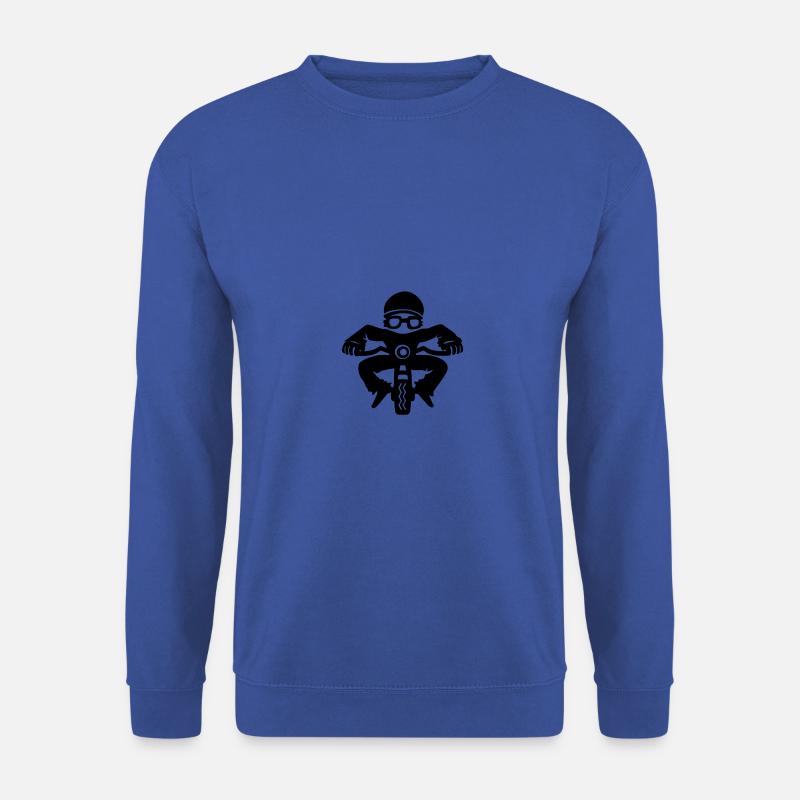 Motorradfahrer - Unisex Pullover - Royalblau