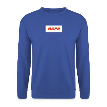 Non - Sweat-shirt Unisexe - bleu royal - Devant - Alina (178cm) & Michal (187cm)