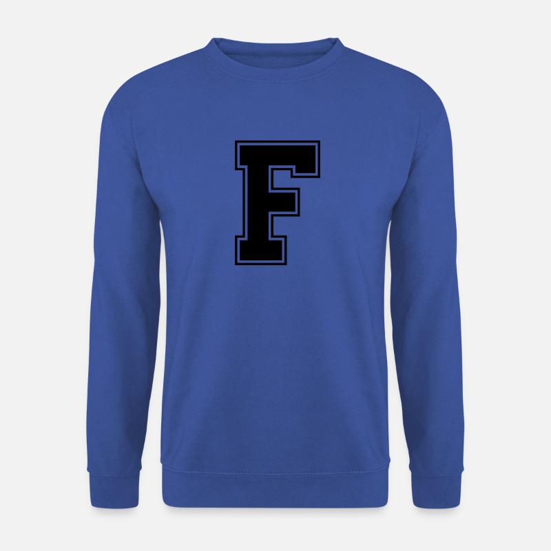 F - Unisex Sweatshirt - royal blue