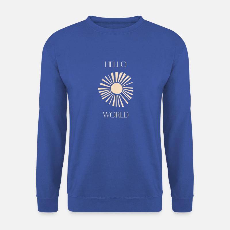 HELLO World - Unisex Pullover - Royalblau