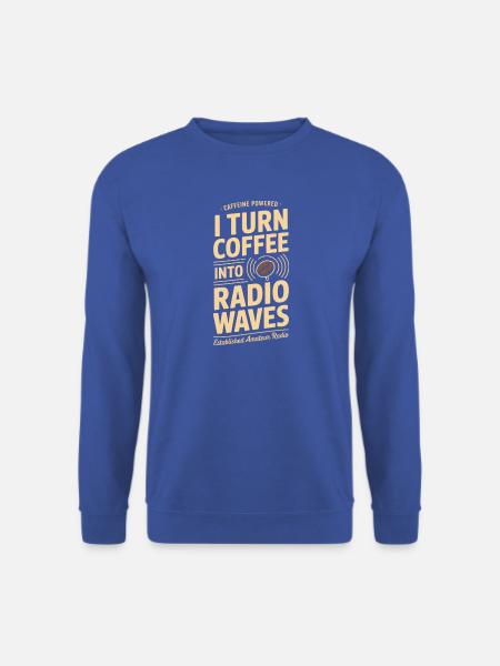 Koffein-Radiowellen-Tee - Unisex Pullover - Royalblau