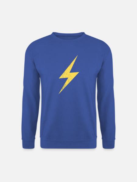 Blitzsymbol Energie Grafik - Unisex Pullover - Royalblau