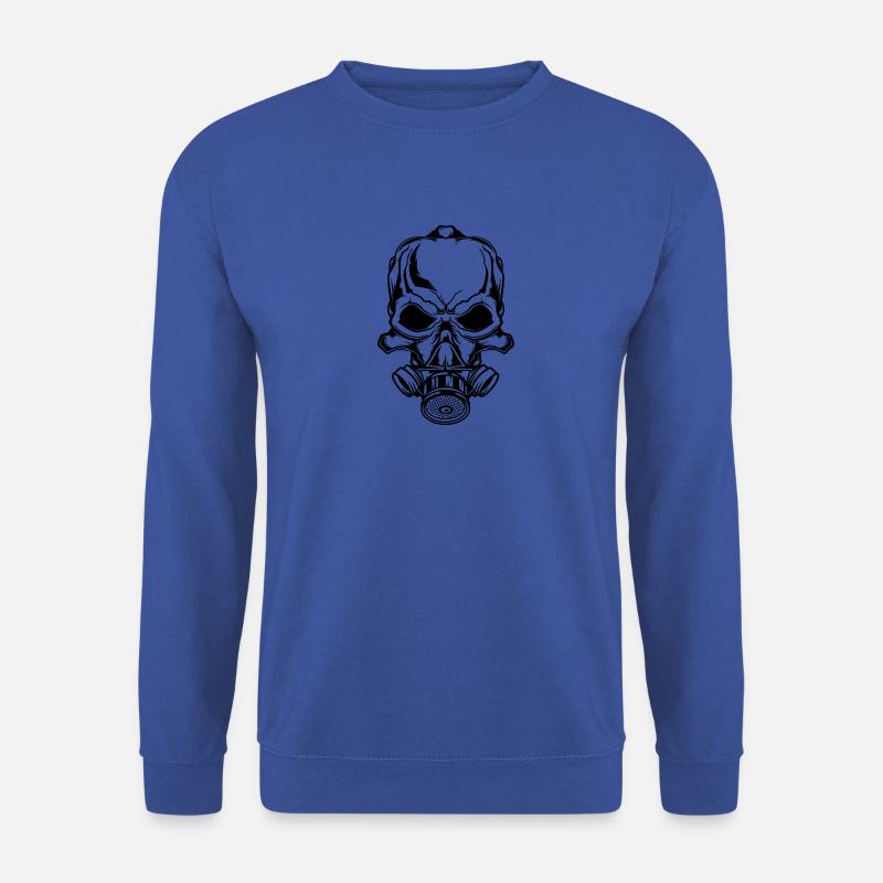 Biohazard Skull - Unisex Pullover - Royalblau