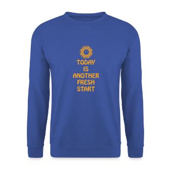 Florist Flower Plant Nature Gardener - Unisex Sweatshirt - royal blue - Front - Alina (178cm) & Michal (187cm)