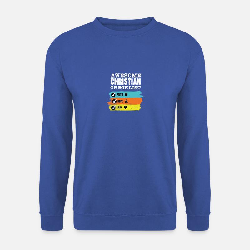 Christlicher Humor Glaube Beten Liebe - Unisex Pullover - Royalblau