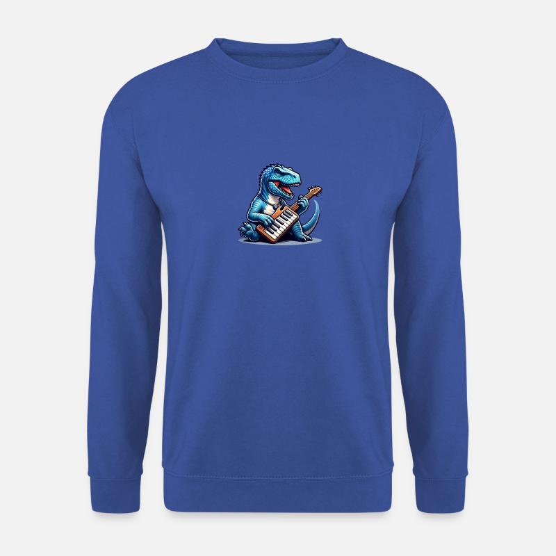 Conception de clavier Dino cool - Sweat-shirt Unisexe - bleu royal