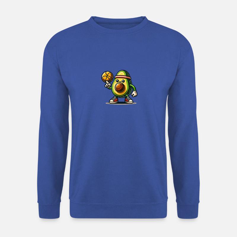 Avocado Basketball Spieler Retro Style - Unisex Pullover - Royalblau