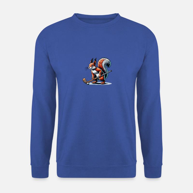 Feldhockey Eichhörnchen Nüsse Tierliebe - Unisex Pullover - Royalblau