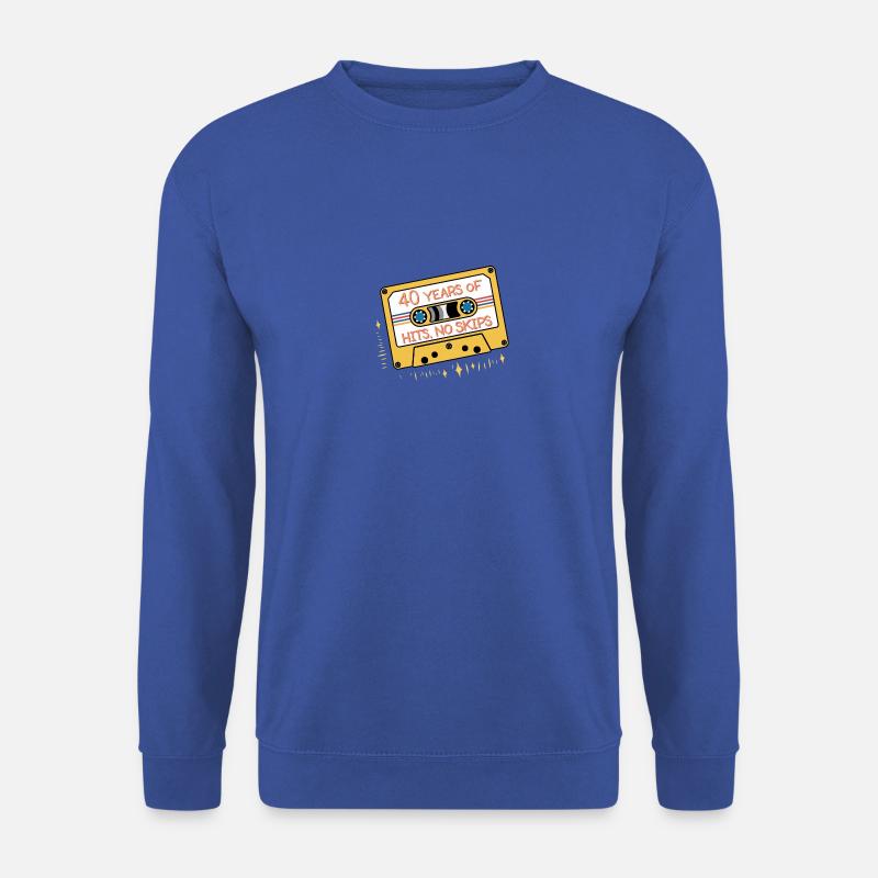 40 Jahre Hits Keine Sprünge 40. Geburtstag - Unisex Pullover - Royalblau