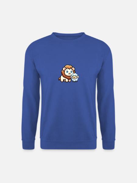 Christliche Kleidung Löwe und Lamm - Unisex Pullover - Royalblau