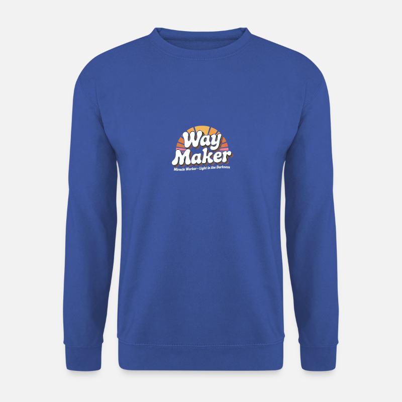 Wegbereiter Christlicher Hoffnung - Unisex Pullover - Royalblau