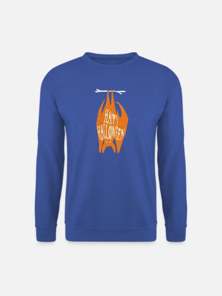 Fröhliche Halloween Fledermaus-Silhouette - Unisex Pullover - Royalblau