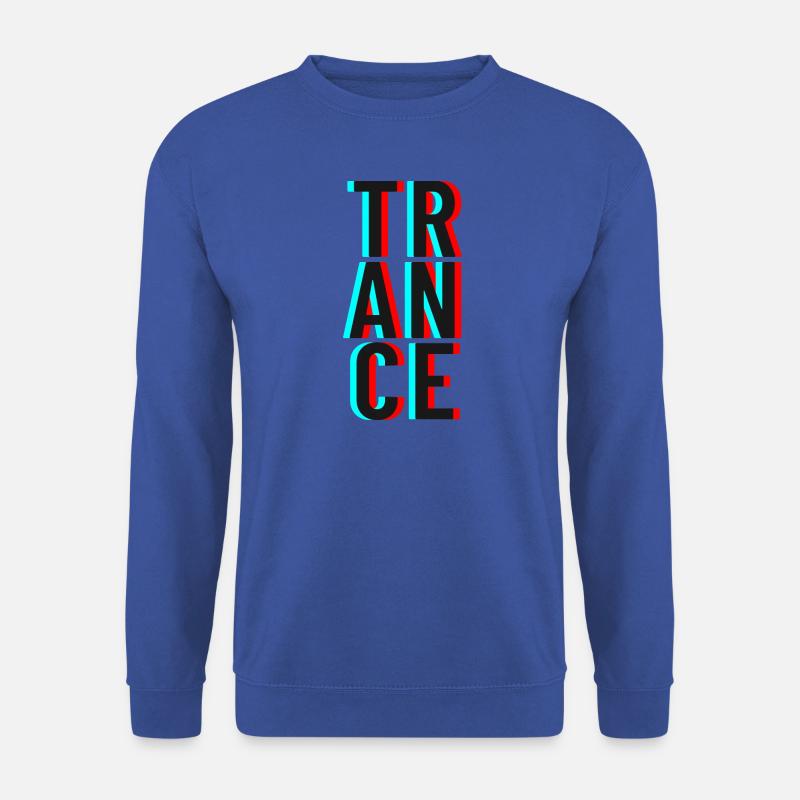 psy trance - Unisex Pullover - Royalblau