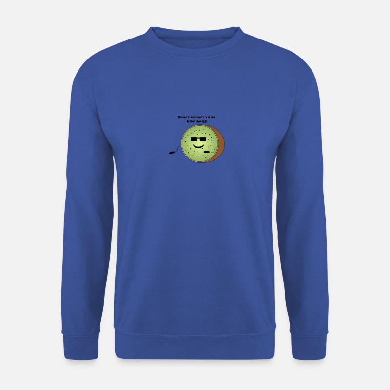 Kiwi smile - Unisex Pullover - Royalblau