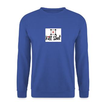 Kill shot - Unisex Sweatshirt - royal blue - Front - Alina (178cm) & Michal (187cm)