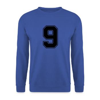 9 - Unisex Sweatshirt - royal blue - Front - Alina (178cm) & Michal (187cm)