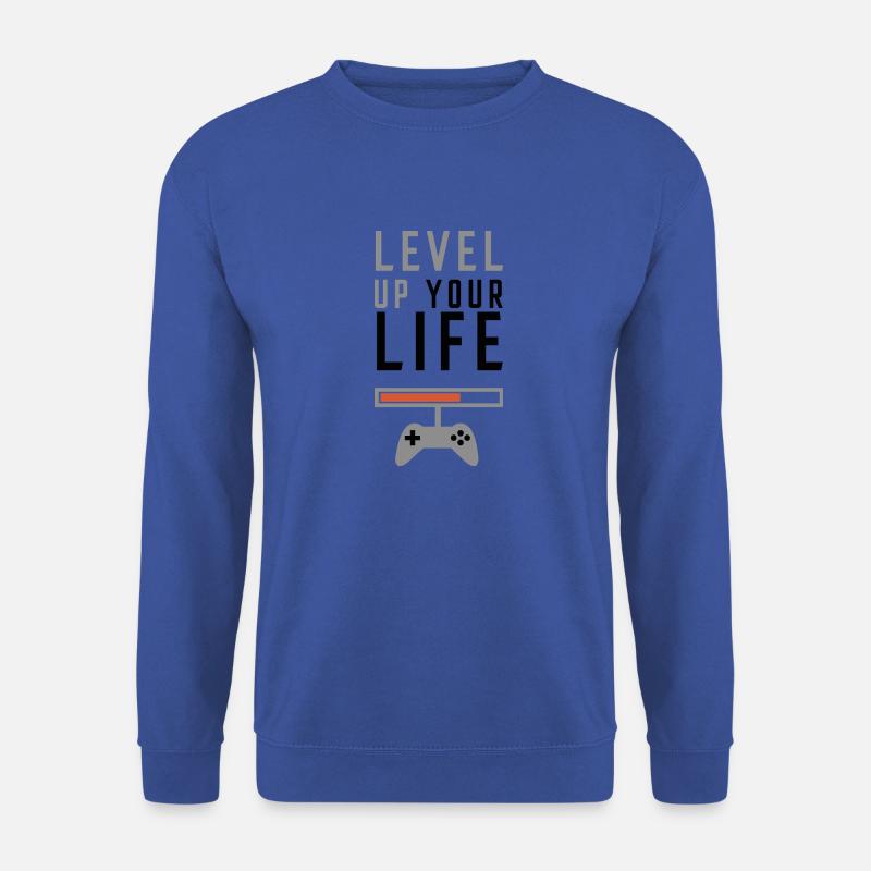 Verbessern Sie Ihr Leben - Unisex Pullover - Royalblau