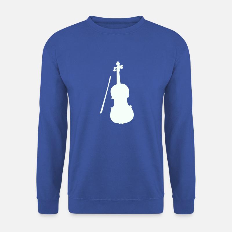geige violine - Unisex Pullover - Royalblau