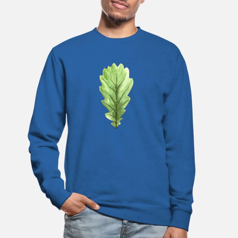 Blatt einer Eiche Unisex Pullover