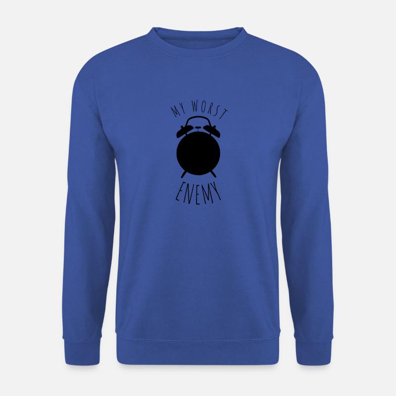 Morgenmuffel Wecker - Unisex Pullover - Royalblau