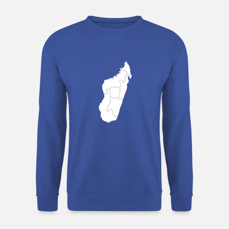 Madagascar white - Unisex Pullover - Royalblau