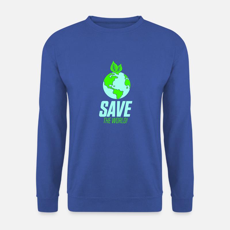 save the world - Unisex Sweatshirt - royal blue