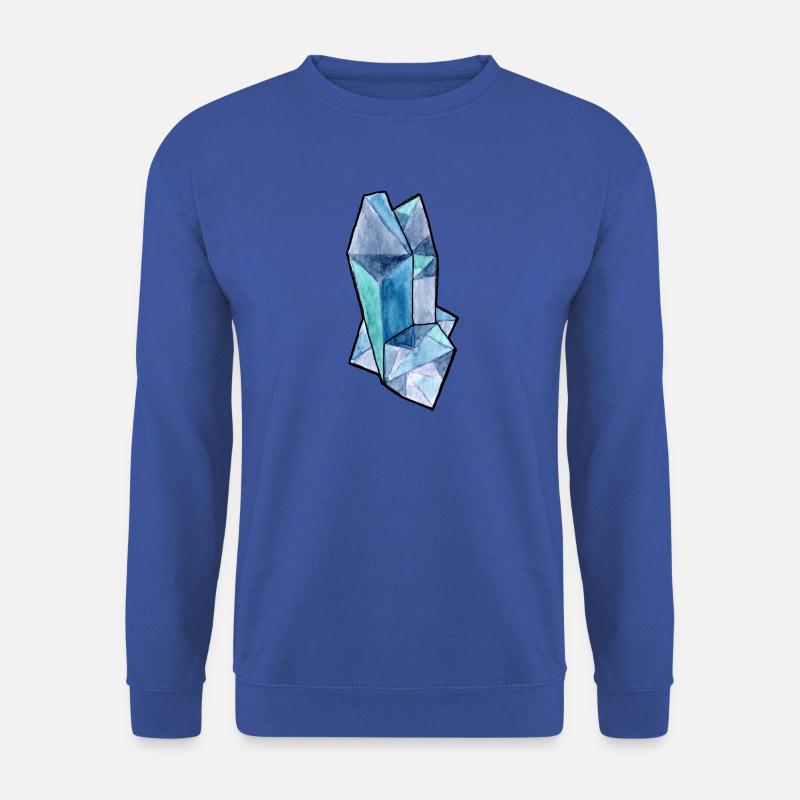 Hellblauer Kristall - Unisex Pullover - Royalblau