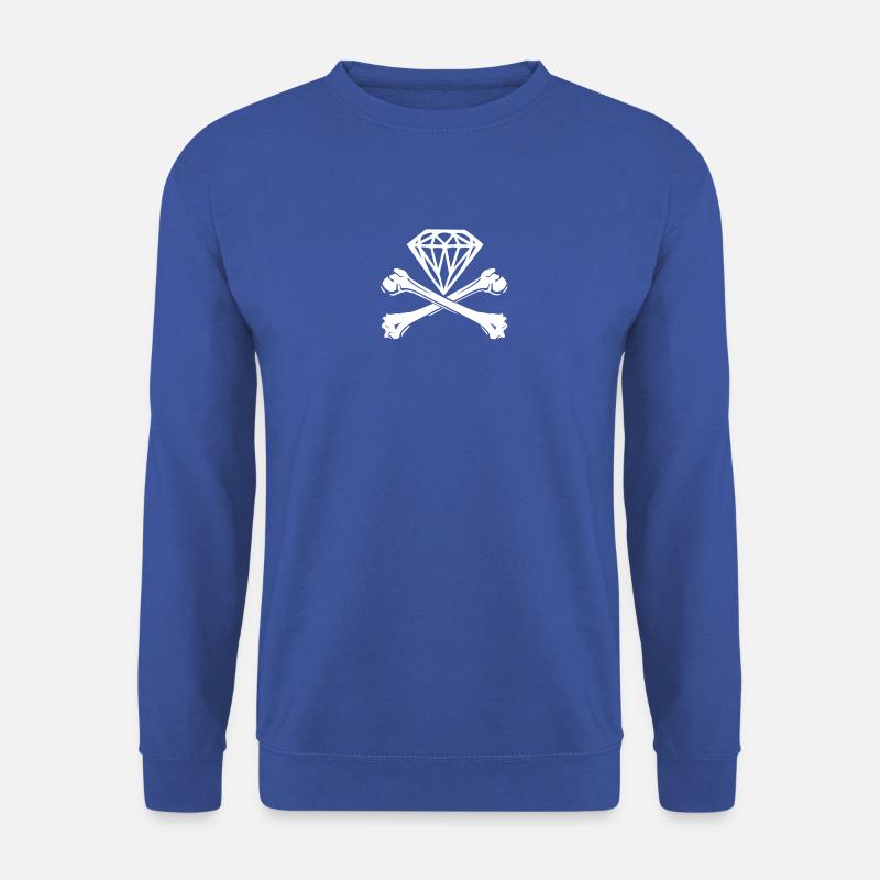 diamond - diamant - Unisex Pullover - Royalblau