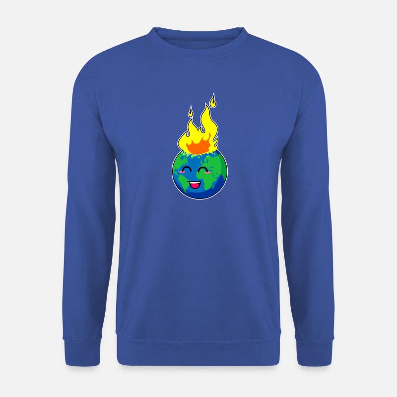 Planet Erde - Unisex Pullover - Royalblau