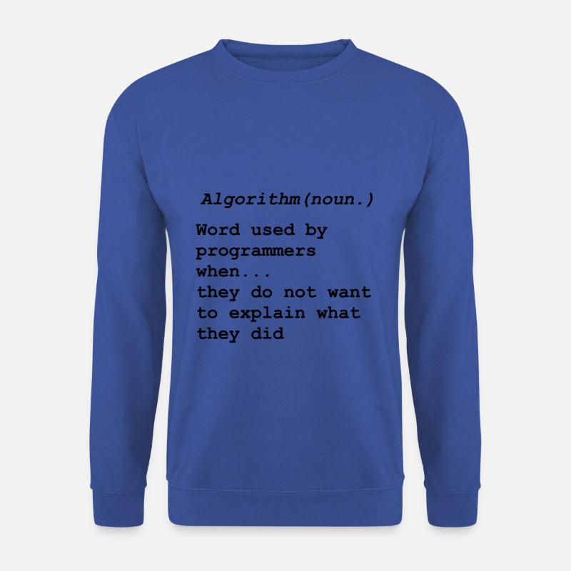 Programming Programmierer Informatiker Informatik - Unisex Pullover - Royalblau
