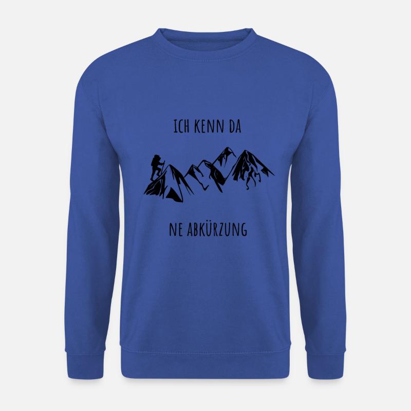 Wandern Abkürzung - Unisex Pullover - Royalblau