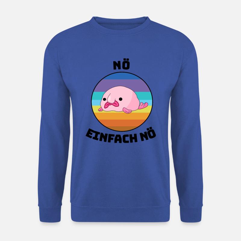 Blobfisch Tauchen Tier Meereskreatur Squad Fisch - Unisex Pullover - Royalblau