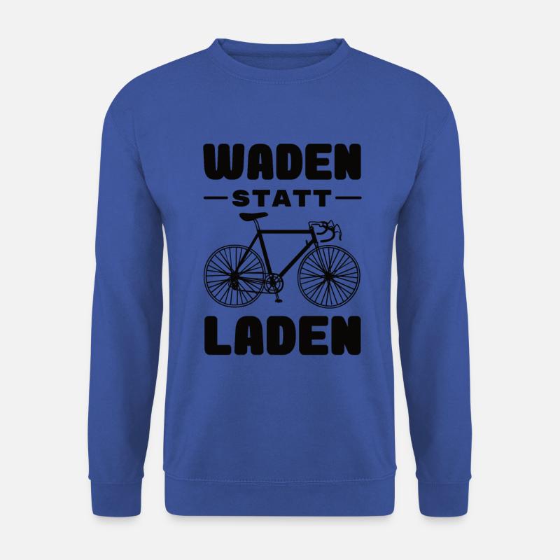 Fahrrad - Waden statt Laden - MTB Rennrad Spruch - Unisex Pullover - Royalblau