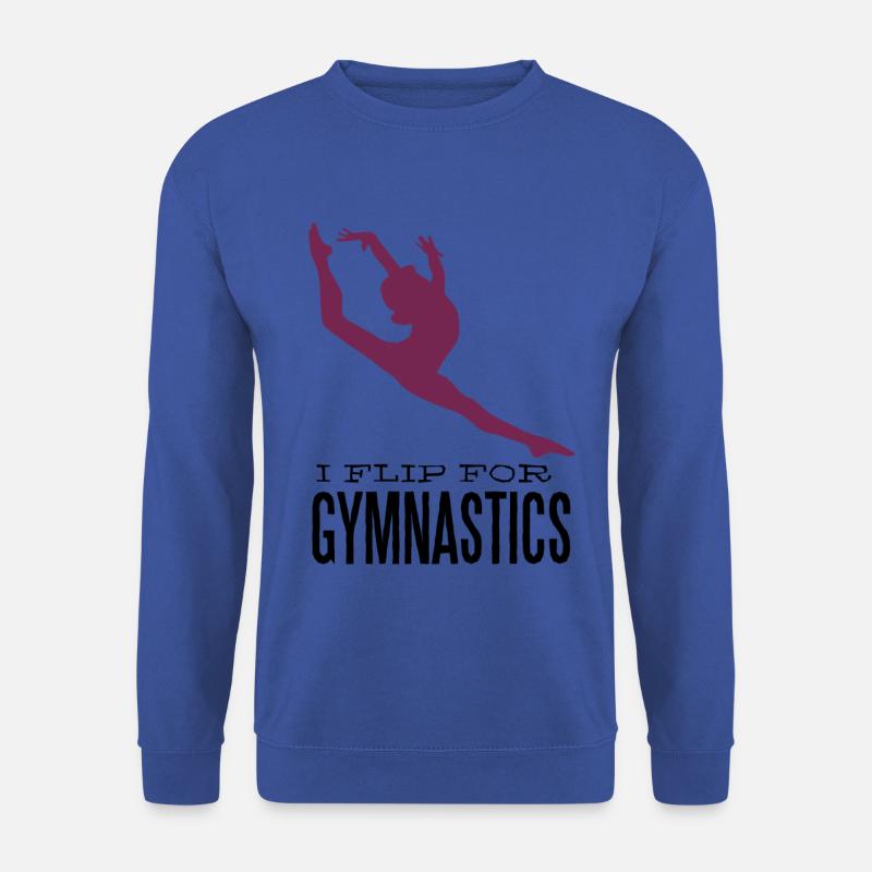 Gymnastics - I flip for gymnastics - Unisex Pullover - Royalblau