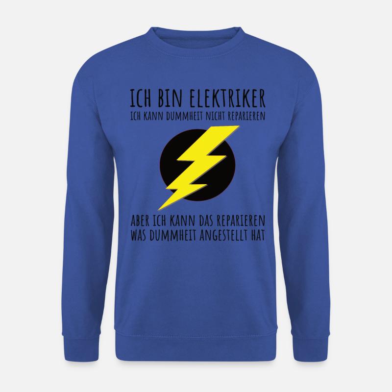 Elektriker Handwerker - Unisex Pullover - Royalblau