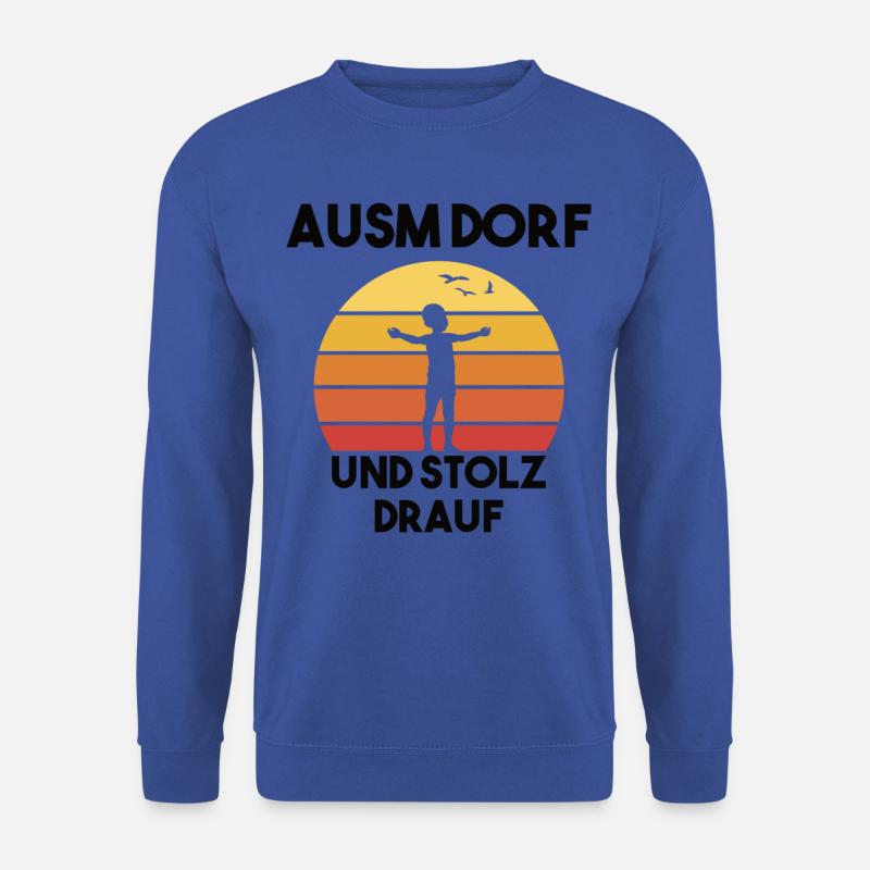 Dorfleben Spruch - Unisex Pullover - Royalblau