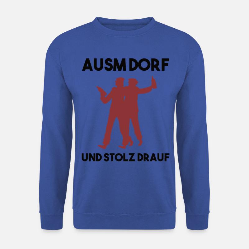 Dorfleben Spruch - Unisex Pullover - Royalblau