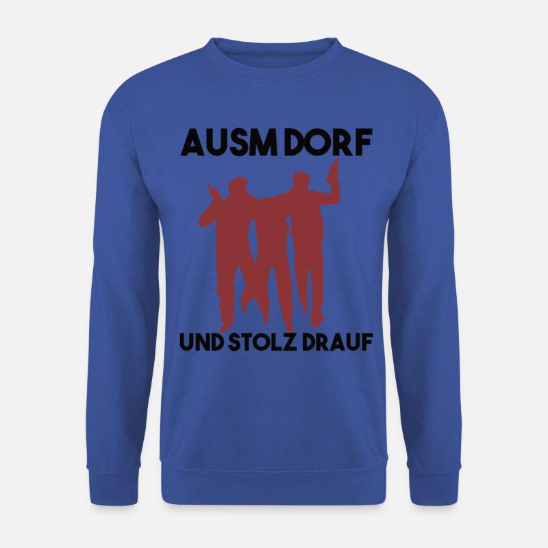 Dorfleben Spruch - Unisex Pullover - Royalblau