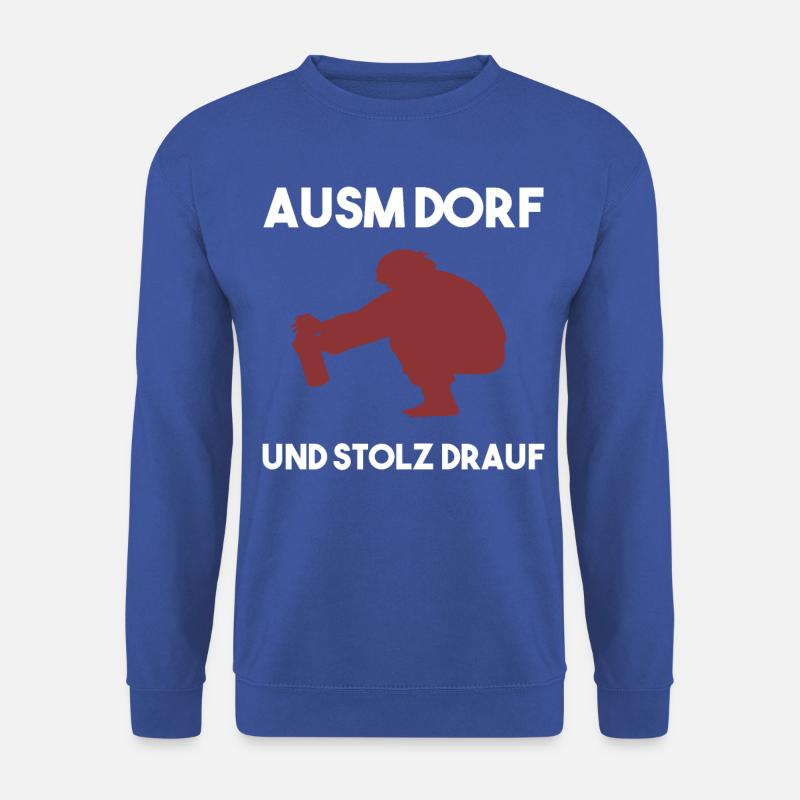 Dorfleben Spruch - Unisex Pullover - Royalblau