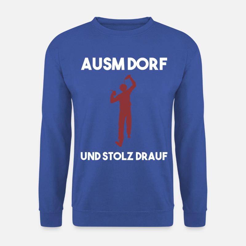 Dorfleben Spruch - Unisex Pullover - Royalblau