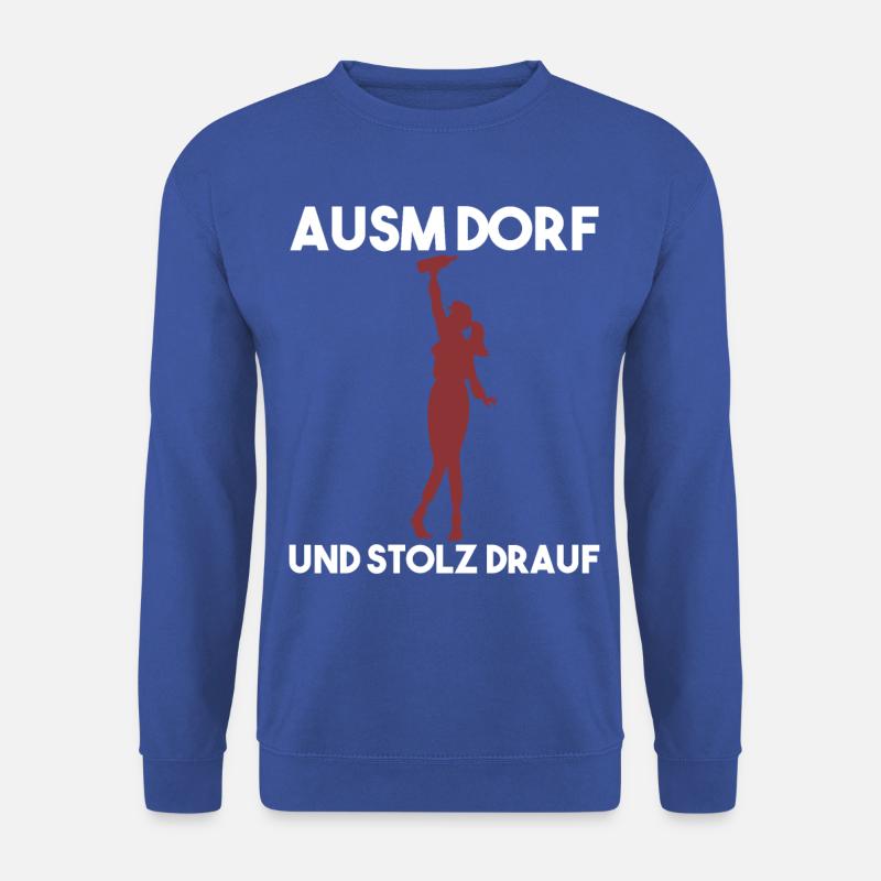 Dorfleben Spruch - Unisex Pullover - Royalblau