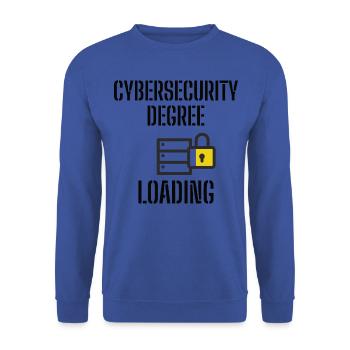 Cybersecurity - IT Security Computer Scientists - Unisex Sweatshirt - royal blue - Front - Alina (178cm) & Michal (187cm)