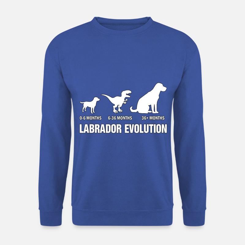 Évolution du Labrador - Sweat-shirt Unisexe - bleu royal