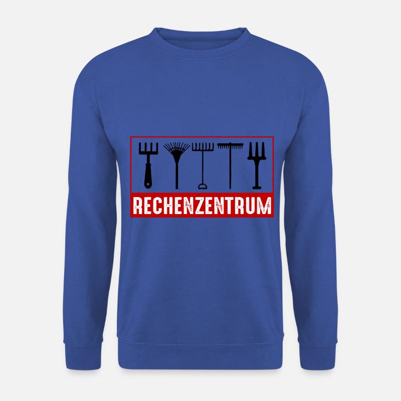 Rechenzentrum lustig Gartenarbeit lustig IT - Unisex Pullover - Royalblau