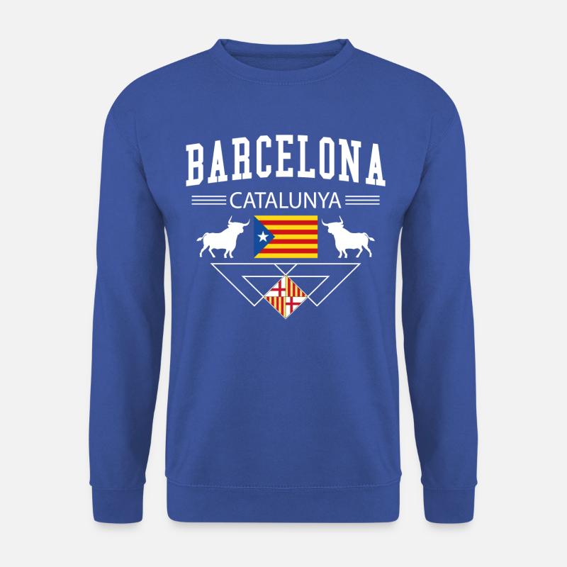 Barcelona - Unisex Pullover - Royalblau