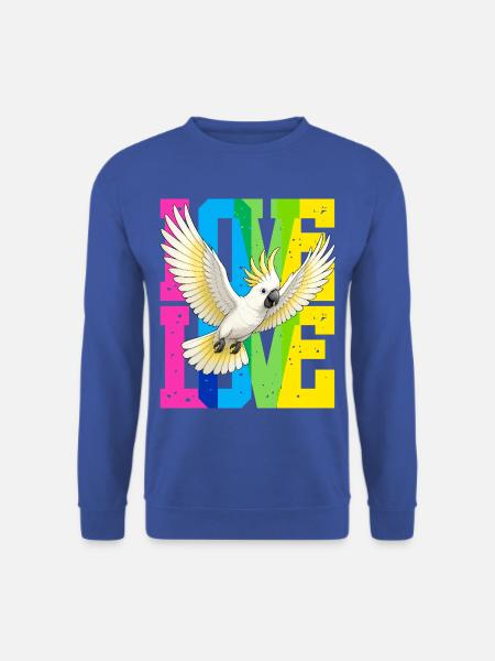 Fliegender Kakadu - Unisex Pullover - Royalblau