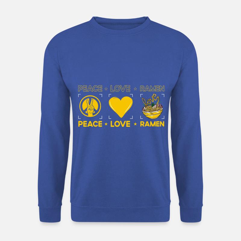 Peace Love Ramen - Unisex Pullover - Royalblau
